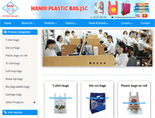 Tablet Screenshot of hanoiplasticbag.com